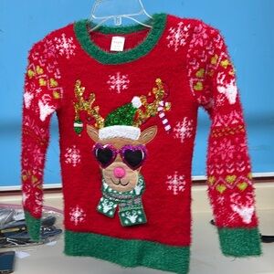 Holiday Time Christmas Sweater, Size XS (4-5), Worn Once, MAKE AN OFFER!!!